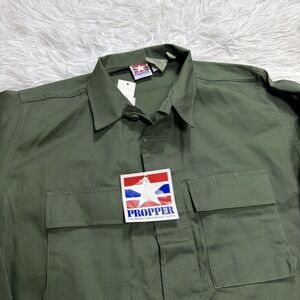 Mens Military BDU Army Green Uniform Size Large L Cargo Pockets PROPPER New NWT